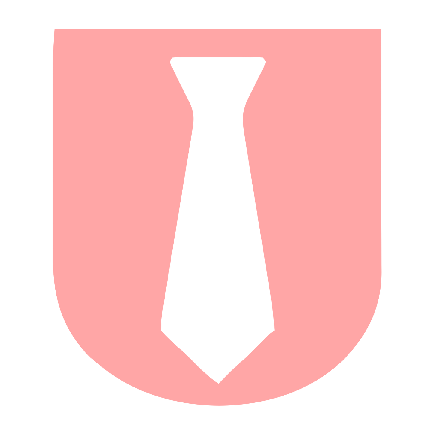 Tie Shield Emblem Logo #ffa6a6