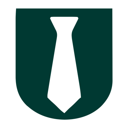 Tie Shield Emblem Logo #003932