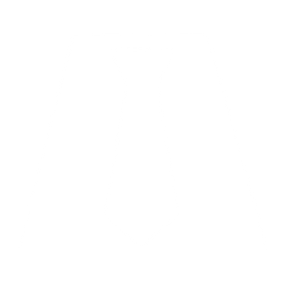 Negative Space Tie Logo #ffffff