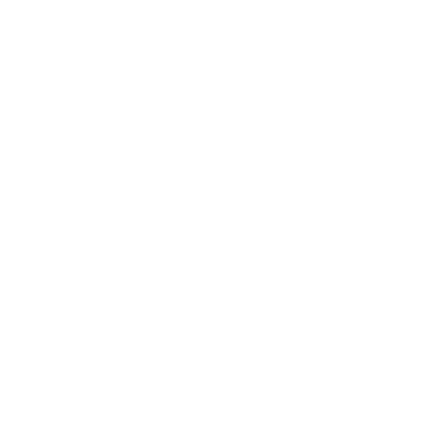 Brutalist Quill Feather Logo #ffffff