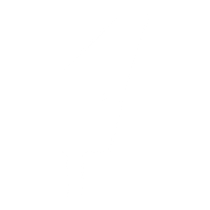 Brutalist Quill Feather Logo #ffffff