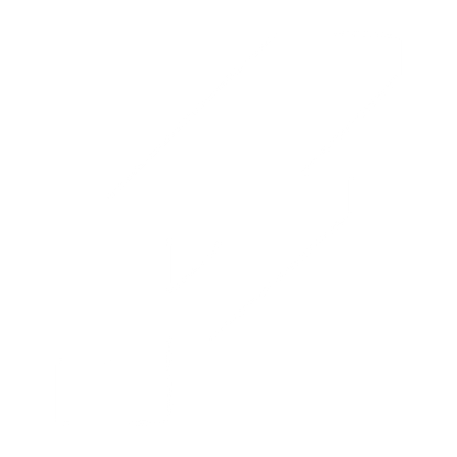 Brutalist Quill Pen Logo #ffffff