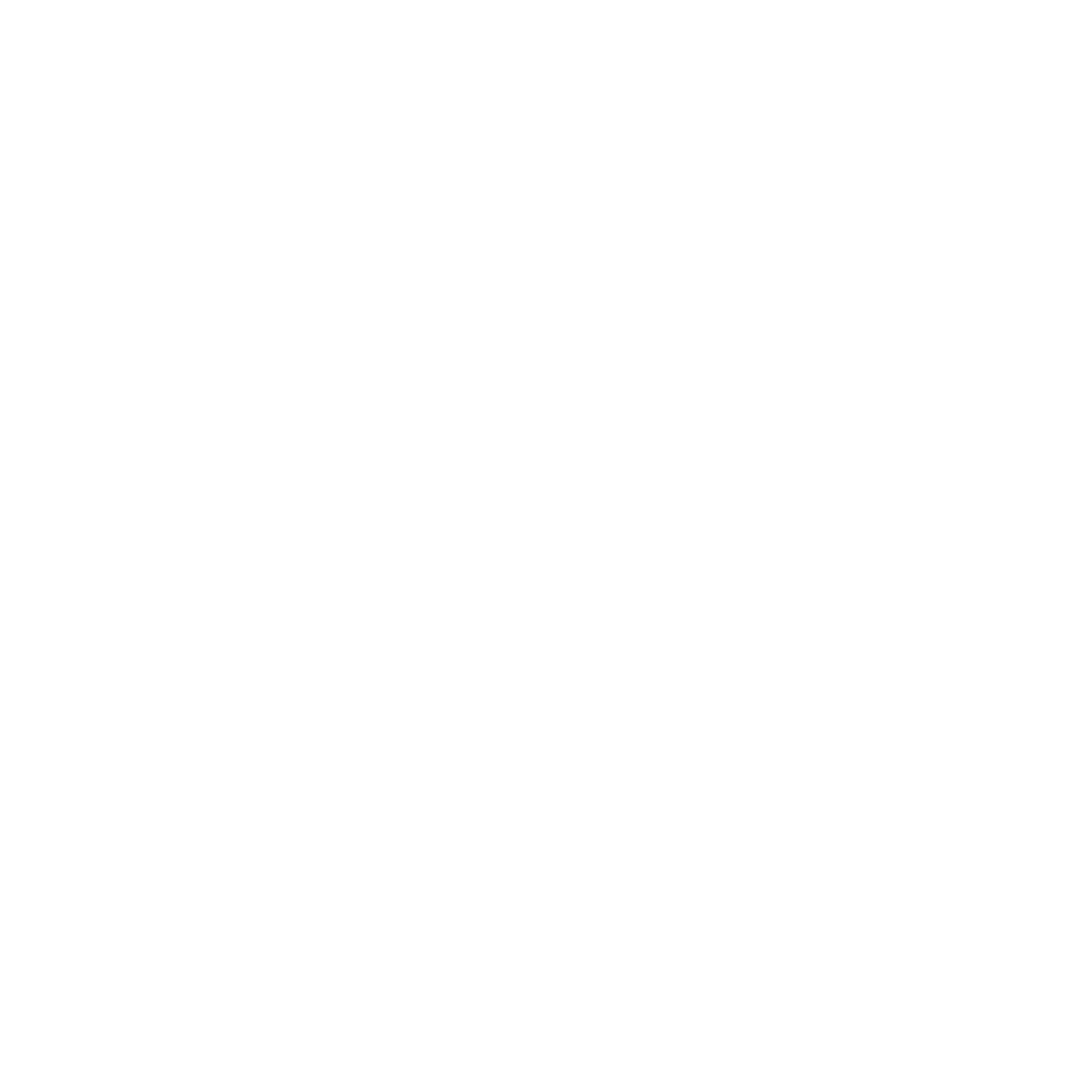 Brutalist Quill Pen Logo #ffffff