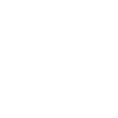 Brutalist Quill Feather Logo #ffffff