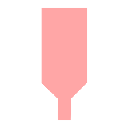 Quill Nib Silhouette Logo #ffa6a6