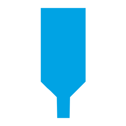Quill Nib Silhouette Logo #00a3e4