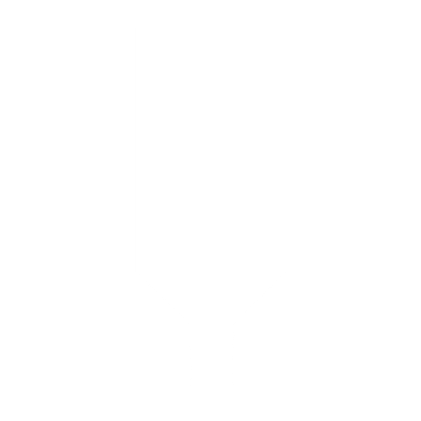 Quill Nib Silhouette Logo #ffffff