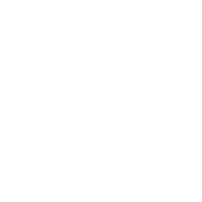 Quill Nib Silhouette Logo #ffffff