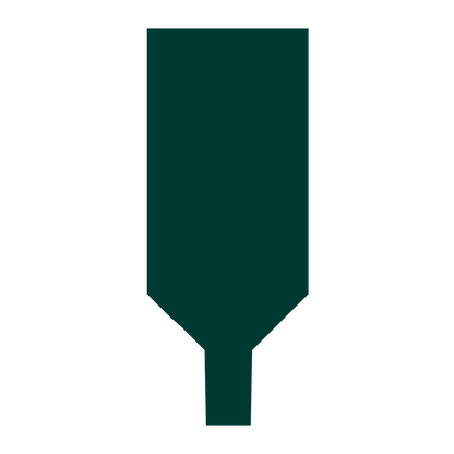 Quill Nib Silhouette Logo #003932