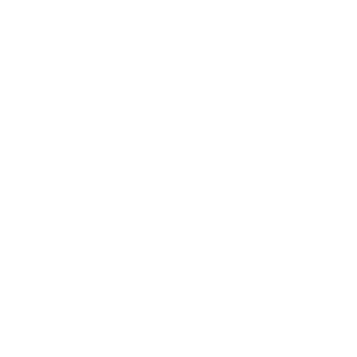 Brutalist Quill Feather Logo #ffffff
