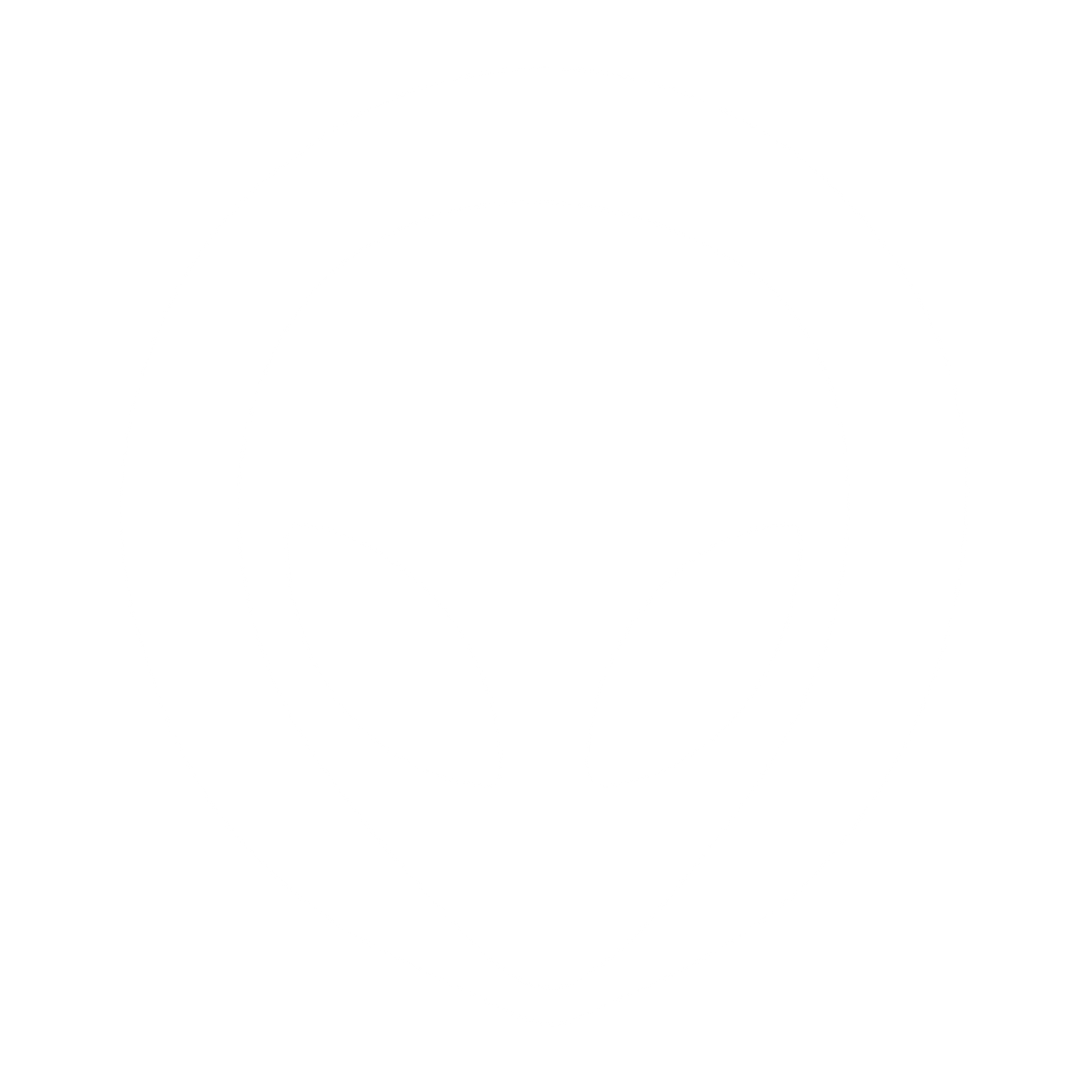 Alien Head Face Logo #ffffff