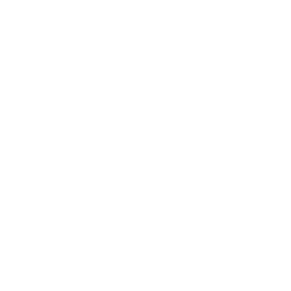 Alien Head Face Logo #ffffff