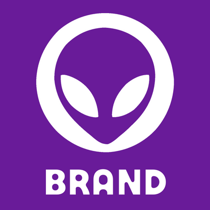 Alien Face Circle Logo preview