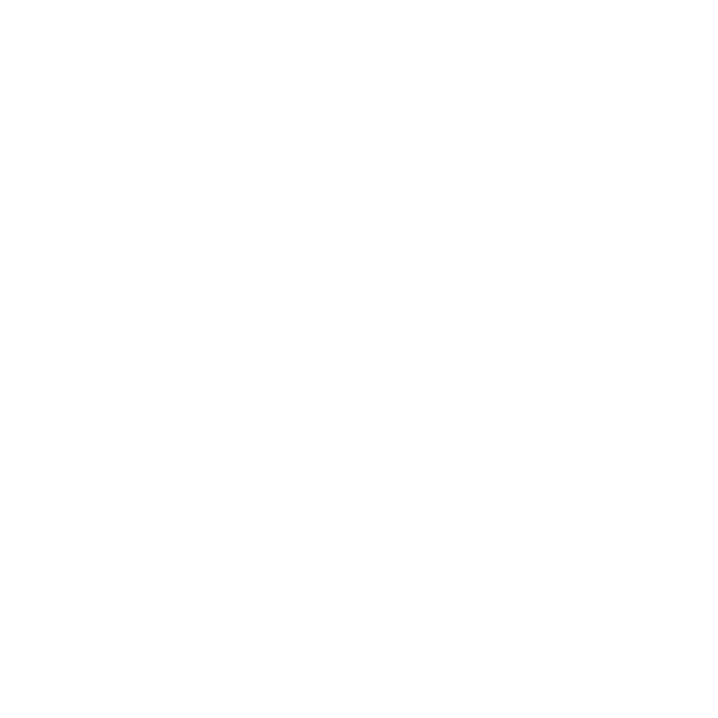 Alien Face Circle Logo #ffffff