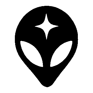 Alien Head Star Logo