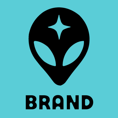 Alien Head Star Logo preview