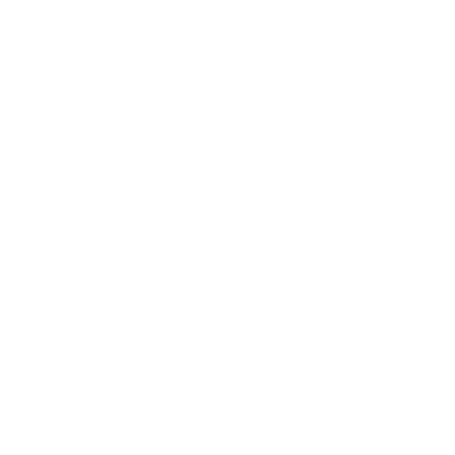Alien Head Star Logo #ffffff