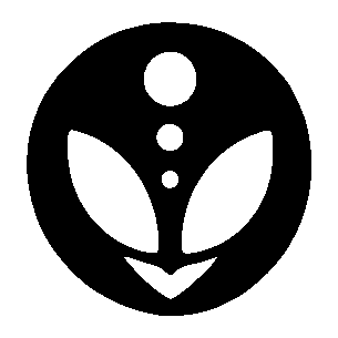 Alien Face Circle Logo