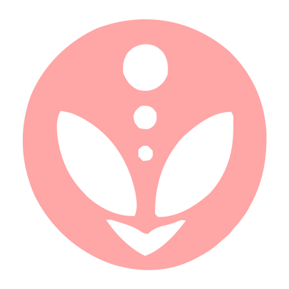 Alien Face Circle Logo #ffa6a6