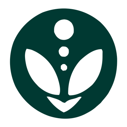 Alien Face Circle Logo #003932