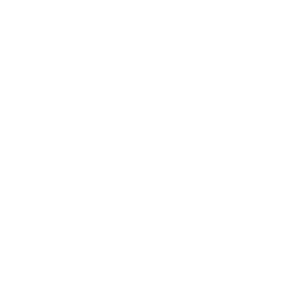 Alien Head Face Logo #ffffff