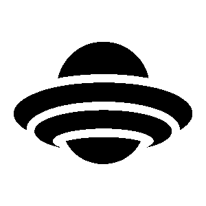 UFO Flying Saucer Logo