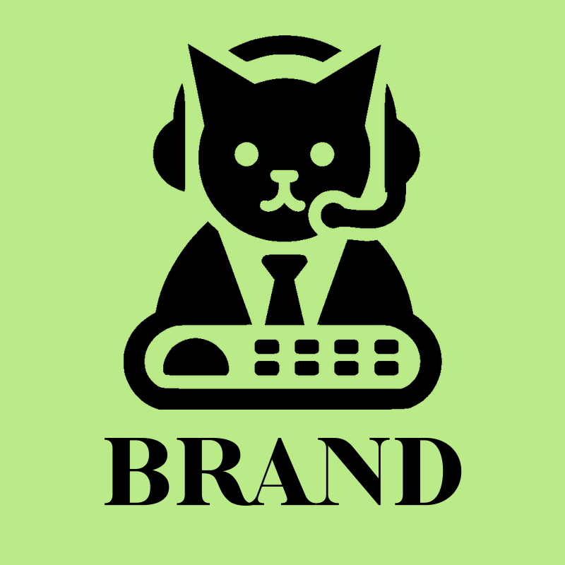 Cat Customer Service Logo preview