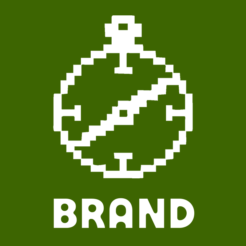 Pixel Compass Ornament Logo preview
