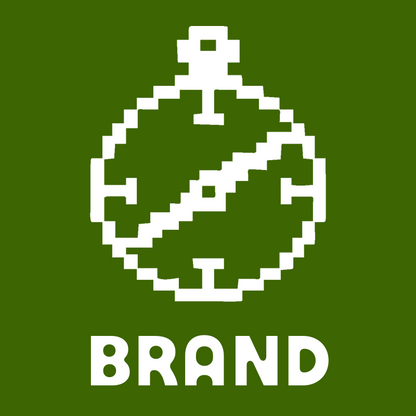 Pixel Compass Ornament Logo preview