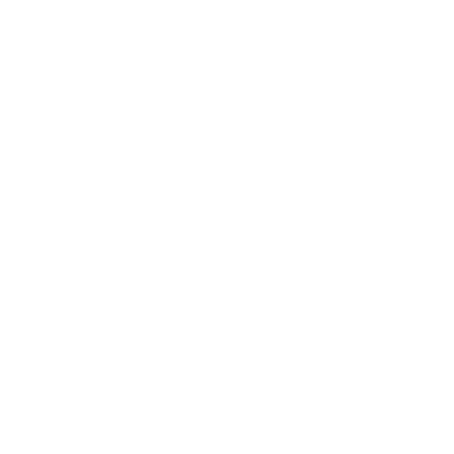 Pixel Astrolabe Globe Logo #ffffff