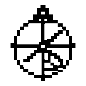 Pixel Astrolabe Logo