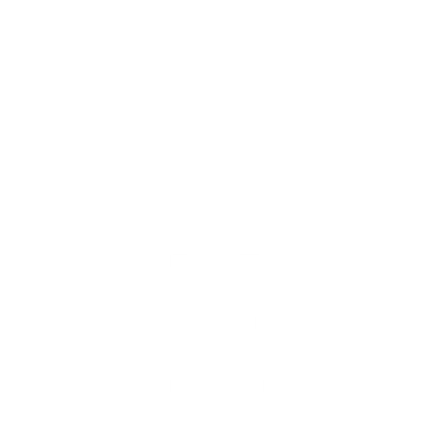 Pixel Astrolabe Logo #ffffff