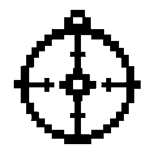 Pixel Astrolabe Compass Logo
