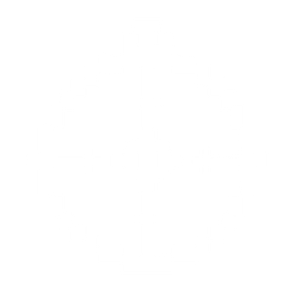 Pixel Astrolabe Compass Logo #ffffff