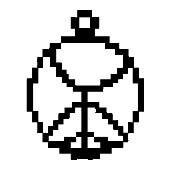 Pixel Astrolabe Ornament Logo