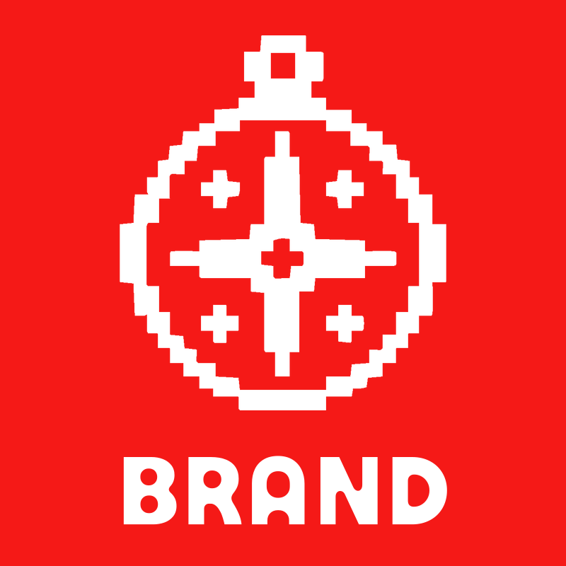 Pixel Astrolabe Ornament Logo preview