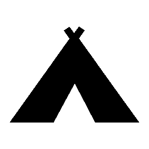 Bold Geometric Tent Logo