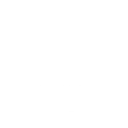 Monoline Pyramid Layers Logo #ffffff