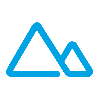 Twin Mountains Monoline Logo #00a3e4