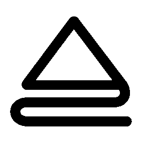 Monoline Pyramid Stack Logo