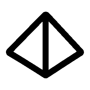 Monoline Pyramid Logo