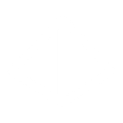 Monoline Pyramid Logo #ffffff