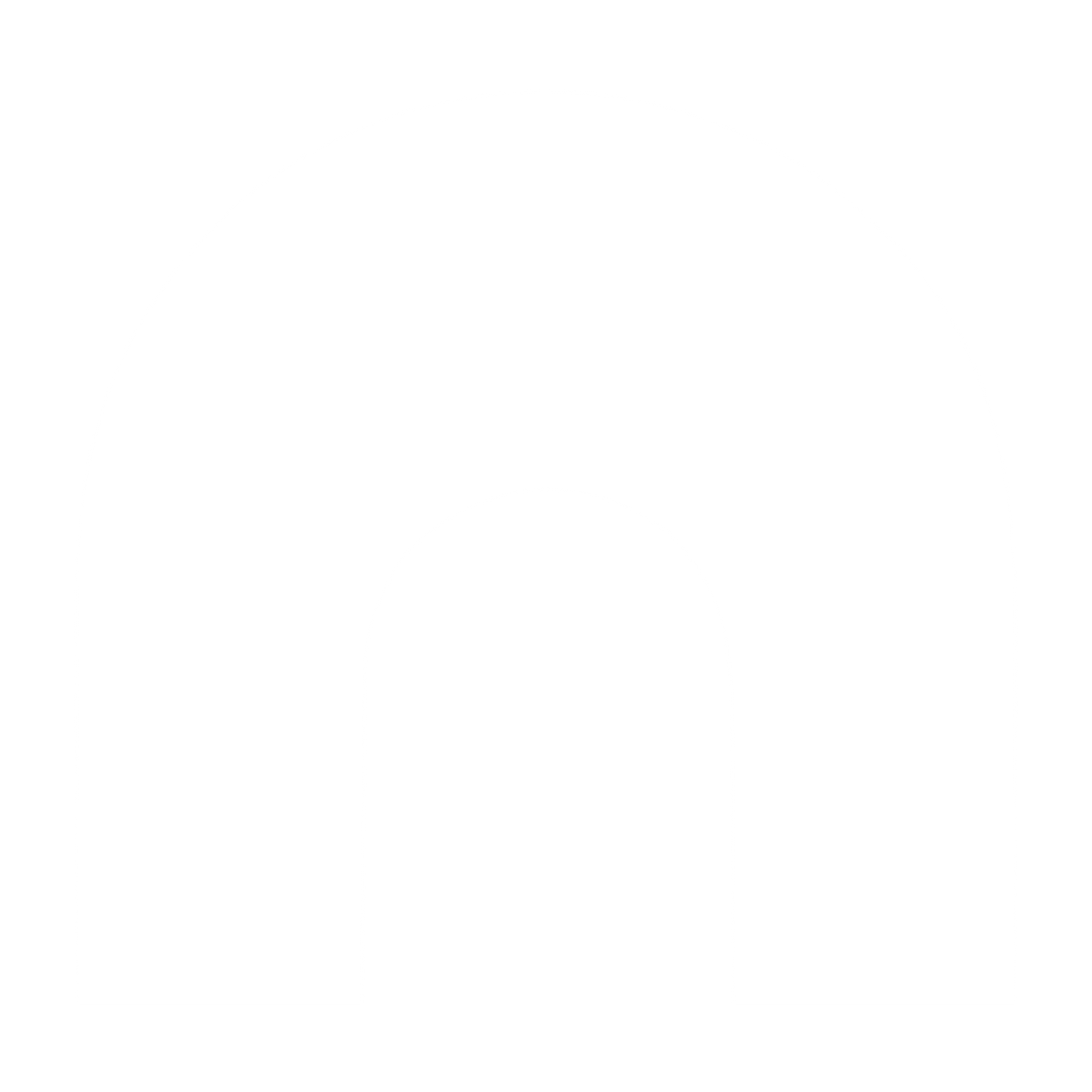 Arch Negative Space Logo #ffffff
