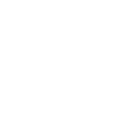 Arch Negative Space Logo #ffffff