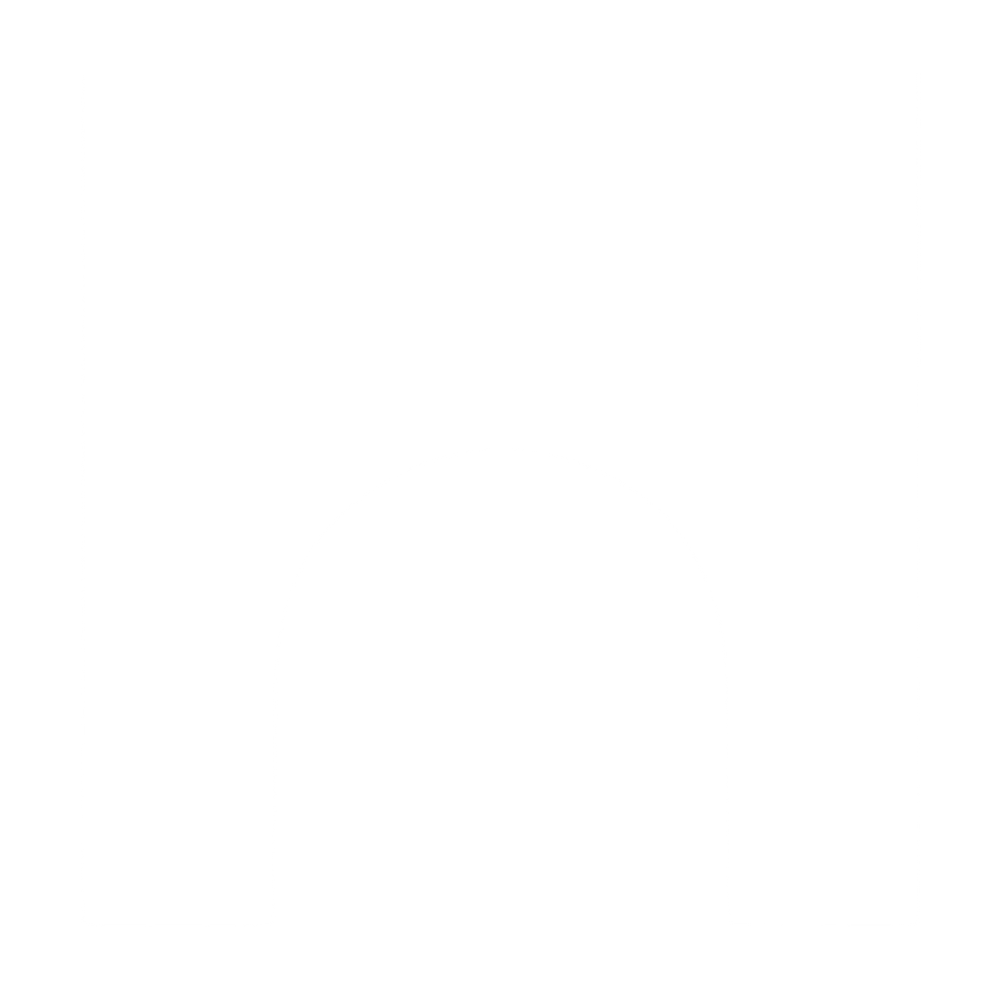 Arch Negative Space Logo #ffffff
