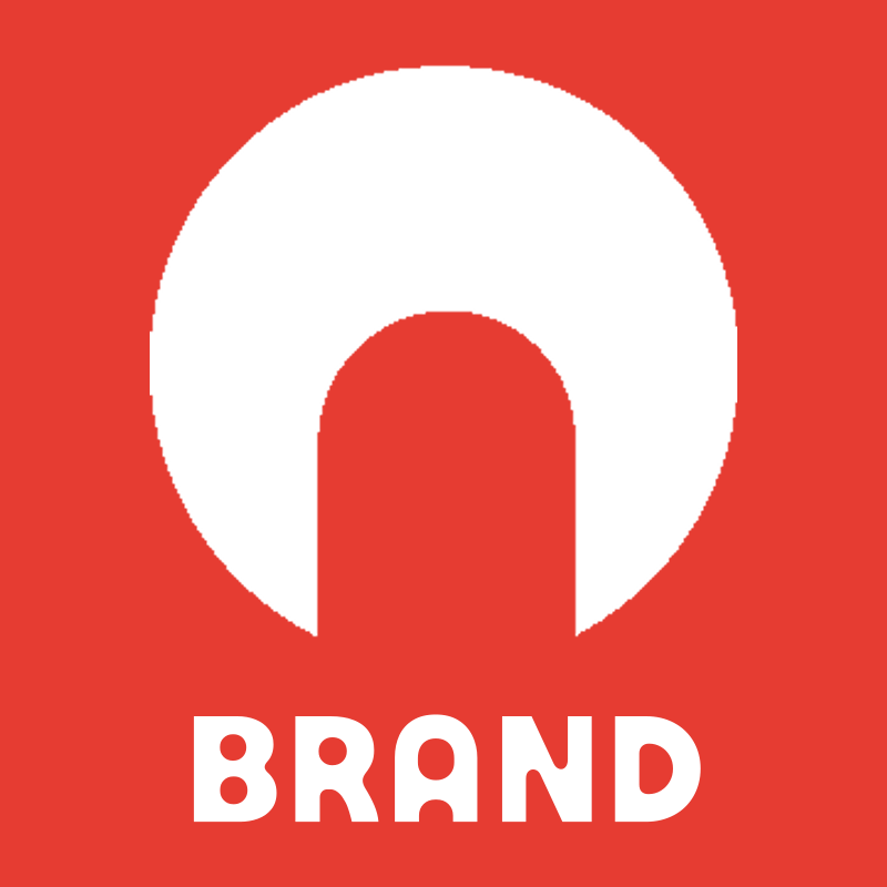 Arch Negative Space Circle Logo preview