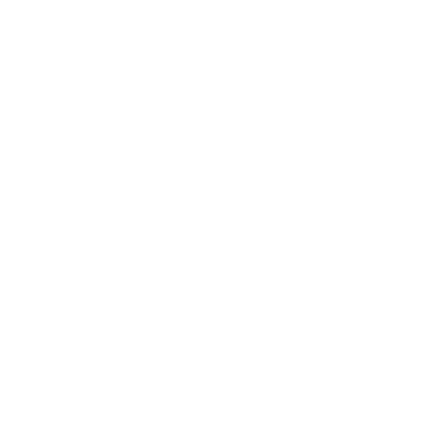 Arch Negative Space Circle Logo #ffffff