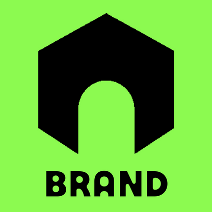Hexagon Arch Negative Space Logo preview