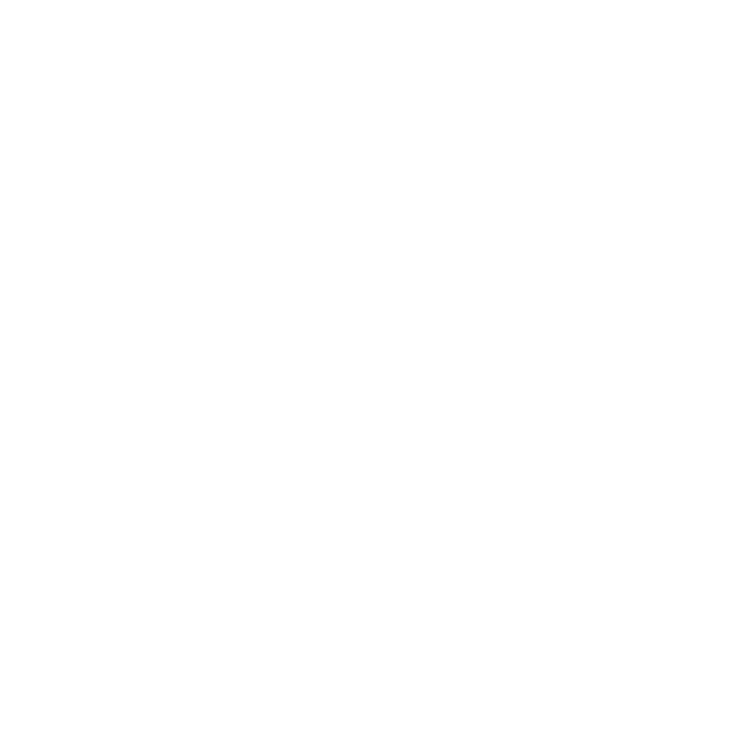 Hexagon Arch Negative Space Logo #ffffff
