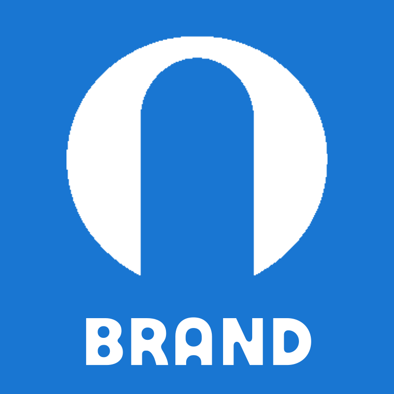 Arch Negative Space Circle Logo preview